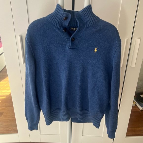 Ralph Lauren Men's Blue Sweater Sz L